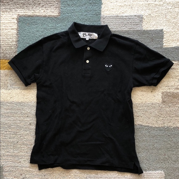 cdg collared shirt
